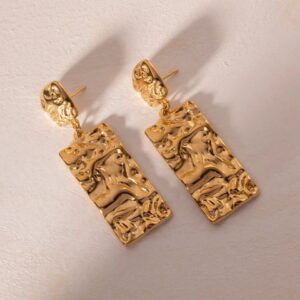 Textured Square Pendent