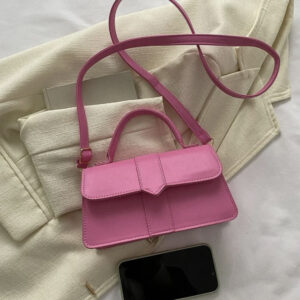 Pink Minimalist Square Bag