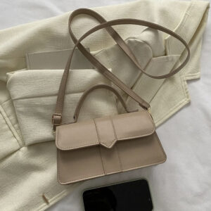 Nude Minimalist Square Bag
