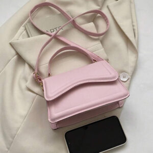 Vintage Bubble Gum Pink Shoulder Bag