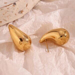 Water Drop Stud (Medium)