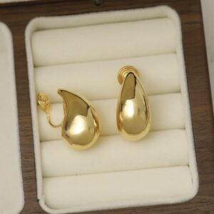 Water Drop Stud (Medium) Clip On